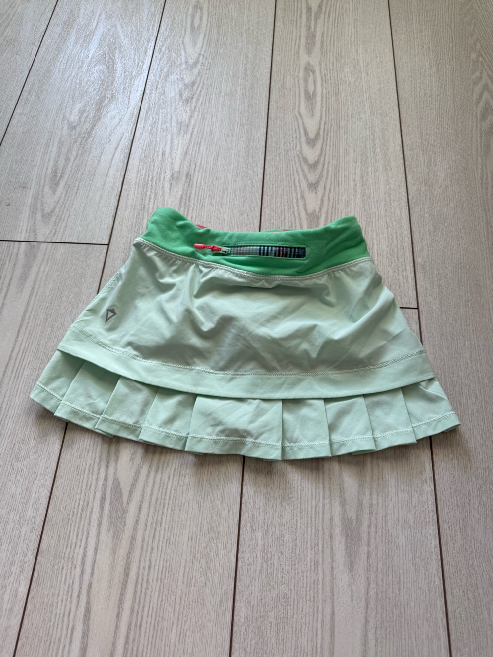 Ivivva Lululemon 6 mint green skirt skort ruffles activewear gym athletic summer